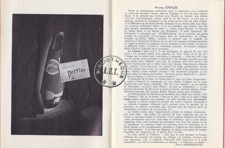 Les programmes de Théatre de l\